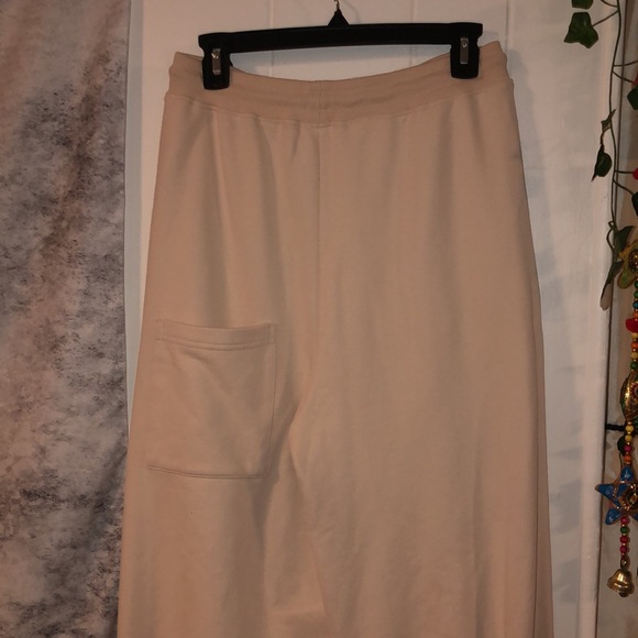 Lattelier Tan High-Waisted Drawstring Pipe-Shaped Jogger Size Medium Brand New - Picture 12 of 16
